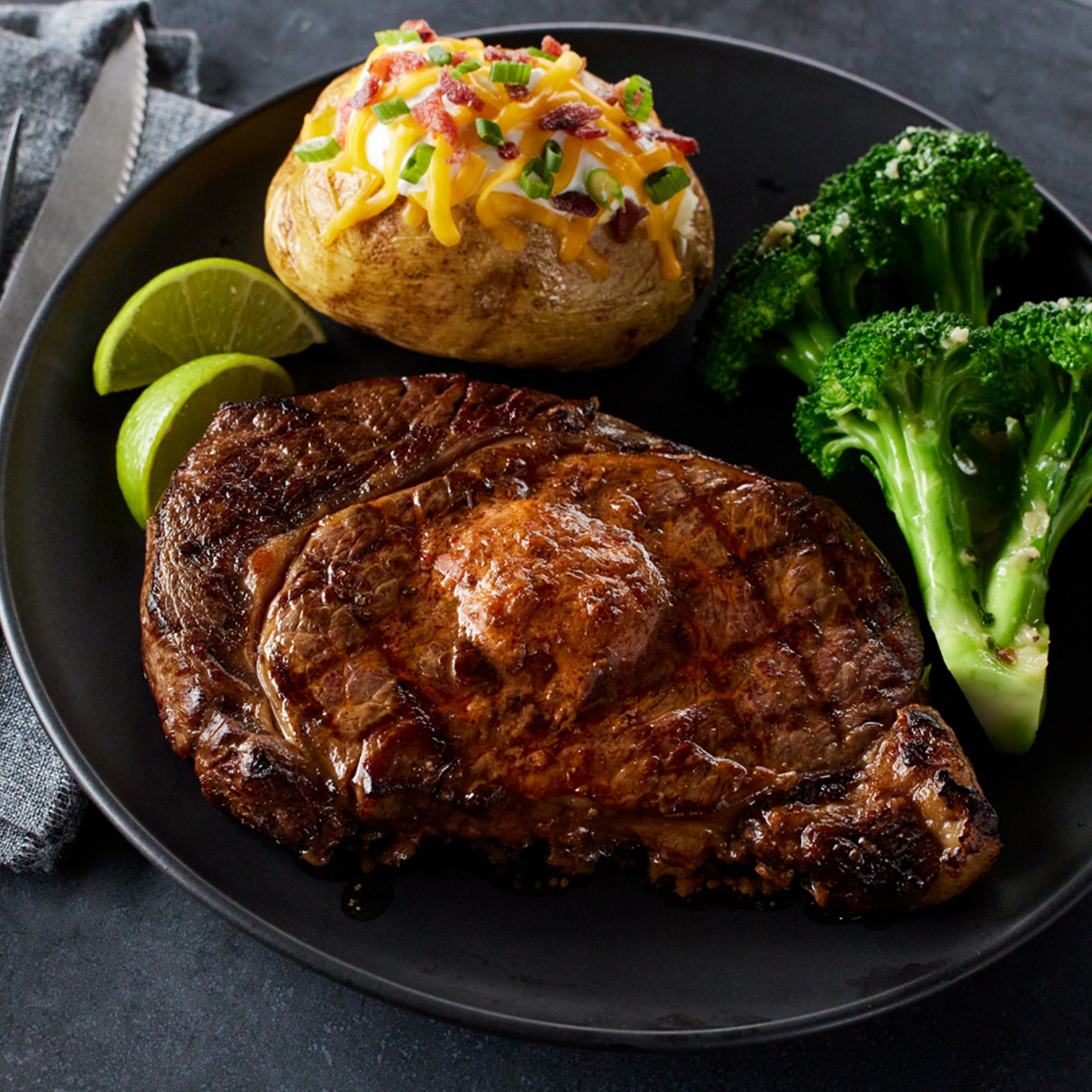 Ribeye Uncooked Black Angus Market